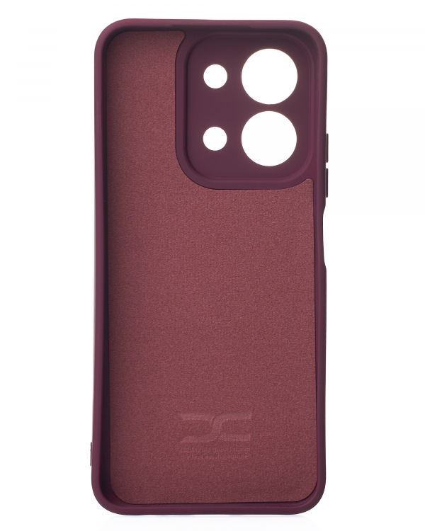 Силиконовый чехол SOFT Silicone Case для Xiaomi Redmi 15C (171 mm) (без лого) бордовый