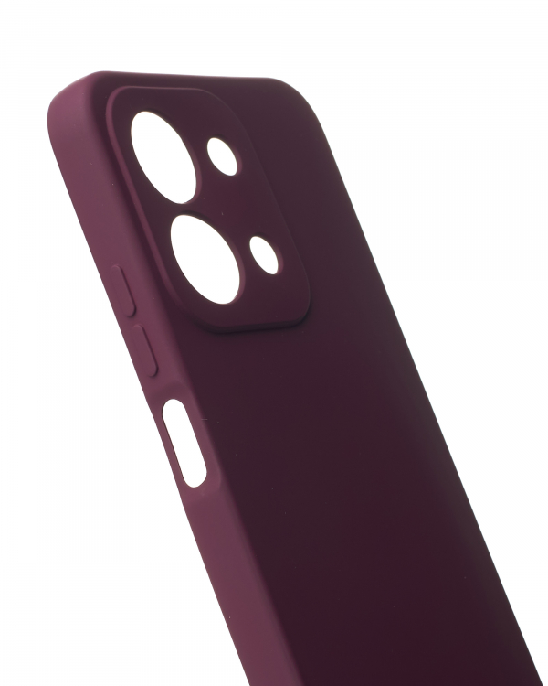 Силиконовый чехол SOFT Silicone Case для Xiaomi Redmi 15C (171 mm) (без лого) бордовый