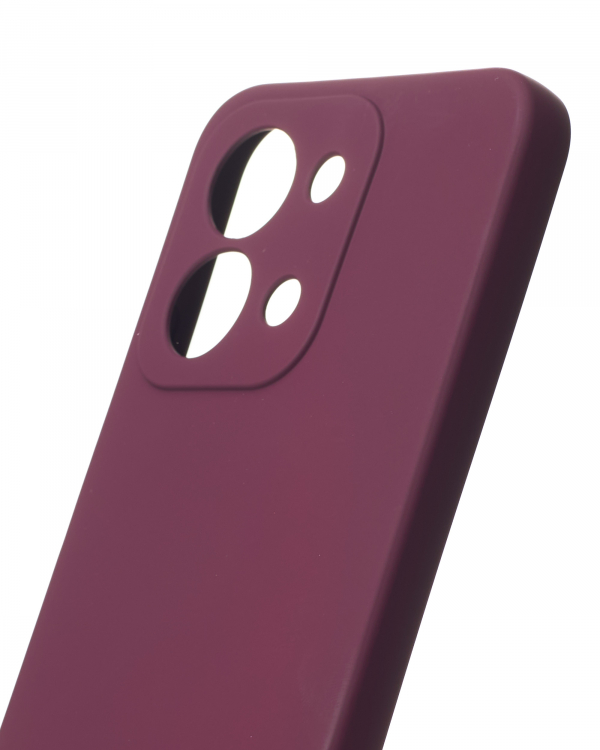 Силиконовый чехол SOFT Silicone Case для Xiaomi Redmi 15C (171 mm) (без лого) бордовый