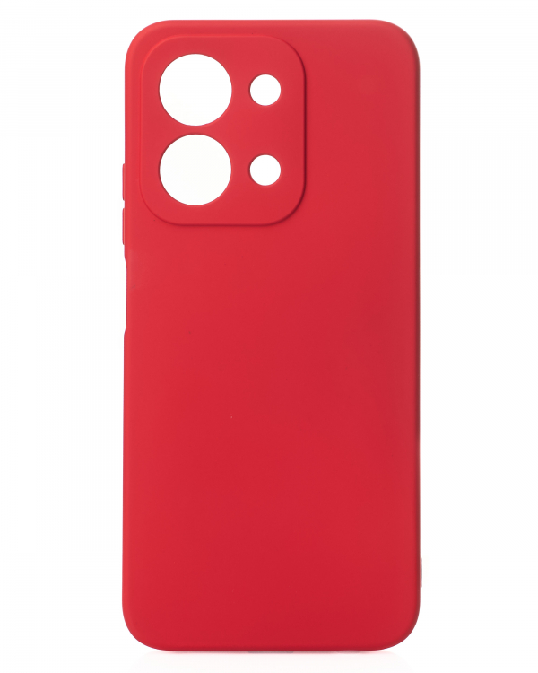 Силиконовый чехол SOFT Silicone Case для Xiaomi Redmi 15C (173 mm) (без лого) красный