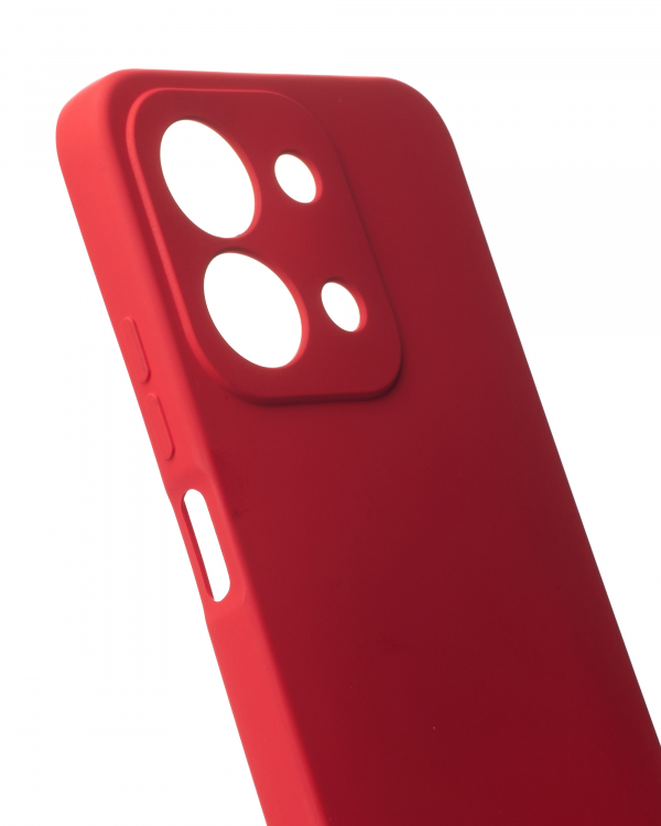 Силиконовый чехол SOFT Silicone Case для Xiaomi Redmi 15C (173 mm) (без лого) красный