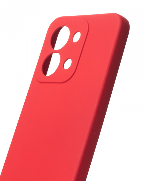 Силиконовый чехол SOFT Silicone Case для Xiaomi Redmi 15C (173 mm) (без лого) красный