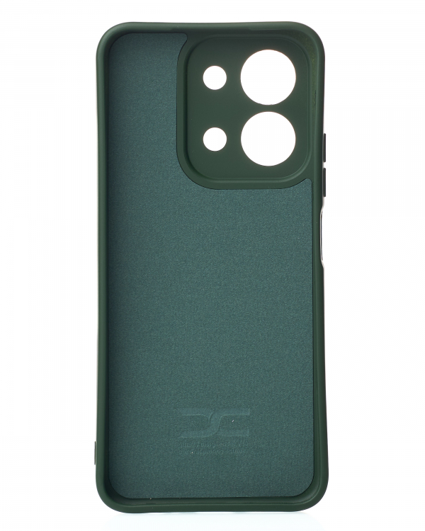 Силиконовый чехол SOFT Silicone Case для Xiaomi Redmi 15C (173 mm) (без лого) темно-зеленый