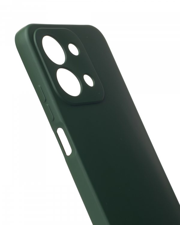 Силиконовый чехол SOFT Silicone Case для Xiaomi Redmi 15C (173 mm) (без лого) темно-зеленый