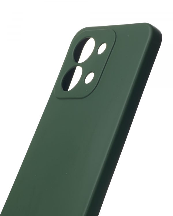 Силиконовый чехол SOFT Silicone Case для Xiaomi Redmi 15C (173 mm) (без лого) темно-зеленый