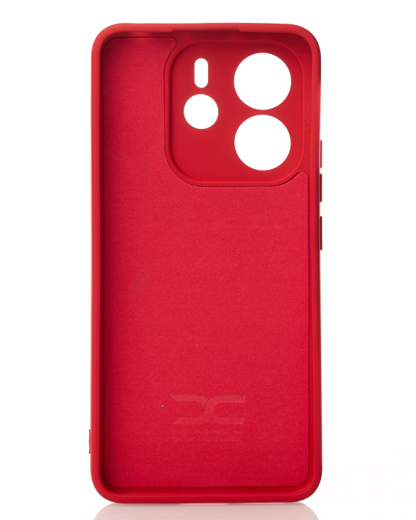 Силиконовый чехол SOFT Silicone Case для Xiaomi Redmi Note 14 4G Europa (без лого) красный