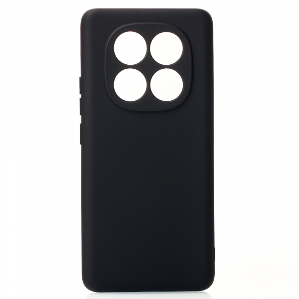 Силиконовый чехол SOFT Silicone Case для Xiaomi Redmi Note 14 Pro 4G (без лого) черный