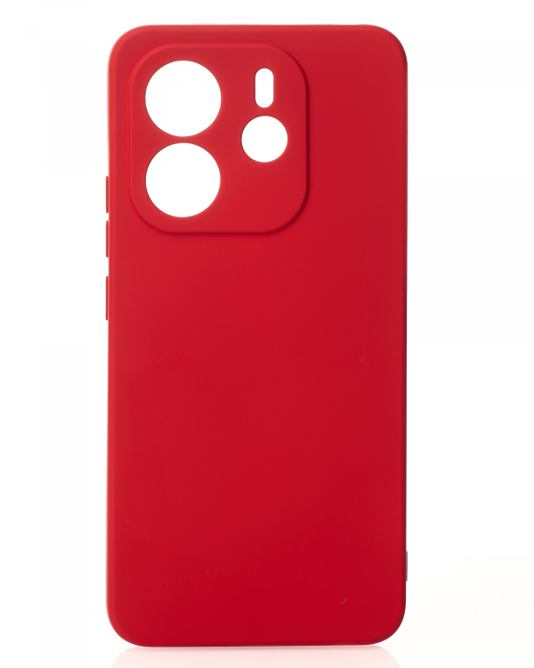 Силиконовый чехол SOFT Silicone Case для Xiaomi Redmi Note 14 4G Europa (без лого) красный