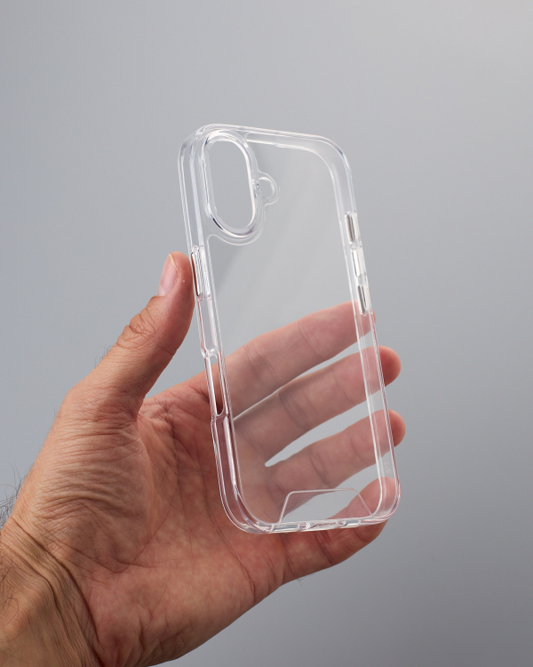 Чехол Space Case (1st Gen) для iPhone 16 Plus прозрачный