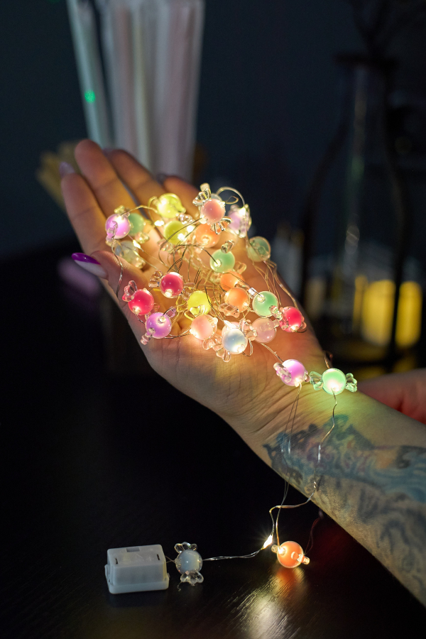 Гирлянда Конфеты 2м/20Led (LR44 3 шт)
