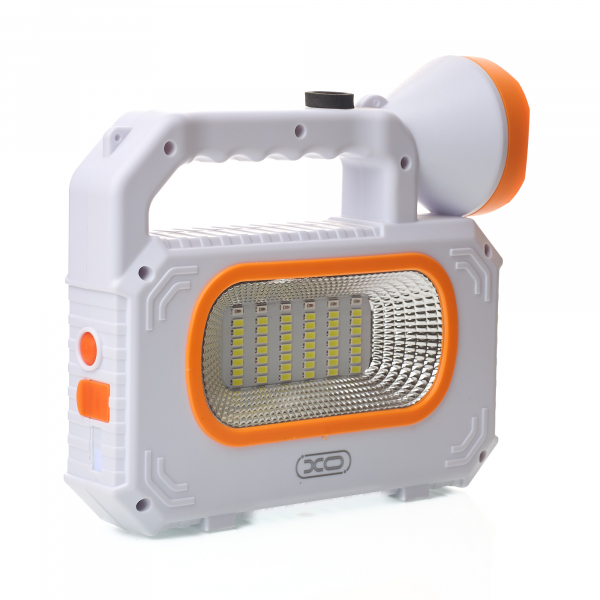 Фонарик многофункциональный XO YH05 Solar Panel белый