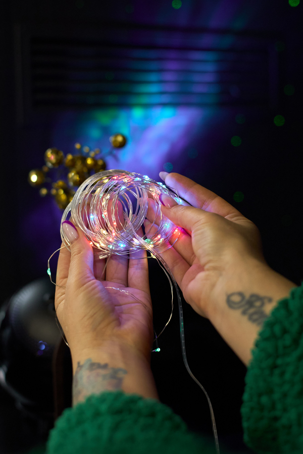 Led гирлянда 7м/50Led (солнечная батарея/медный провод) 8 режимов IP65