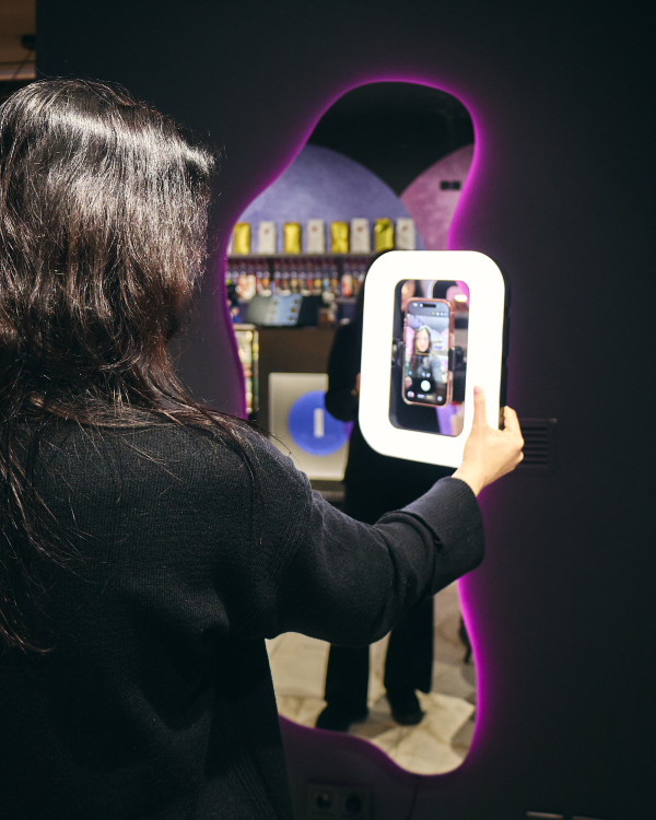 LED-лампа DC Q-01 с держателем для селфи (прямоугольная) черный