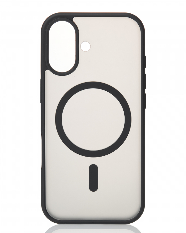 Силиконовый чехол MATTE с поддержкой MagSafe для iPhone 17 classic black