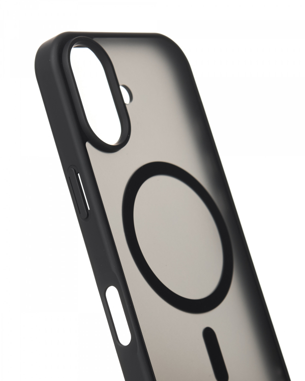 Силиконовый чехол MATTE с поддержкой MagSafe для iPhone 17 classic black