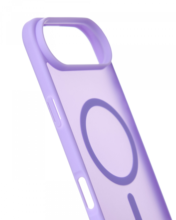 Силиконовый чехол MATTE с поддержкой MagSafe для iPhone 17 AIR lavander