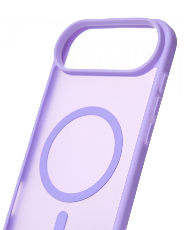 Силиконовый чехол MATTE с поддержкой MagSafe для iPhone 17 AIR lavander