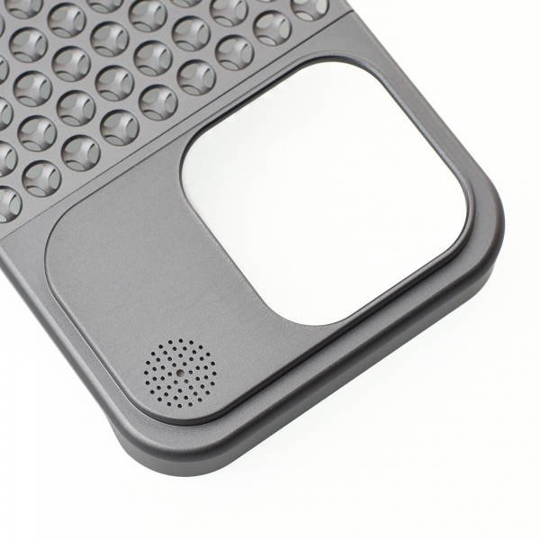 Металлический чехол AROMA ALUMINIUM для iPhone 14 Pro серый