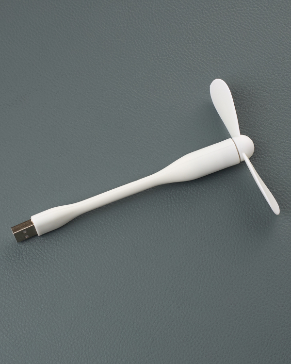 Портативный USB вентилятор белый