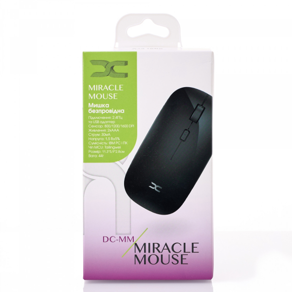 Мышь беспроводная DC Miracle Mouse (DCMM) черный