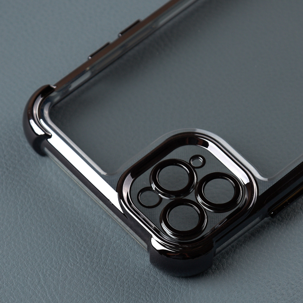 Пластиковый чехол FRAME CORNER для iPhone 12 Pro Max черный