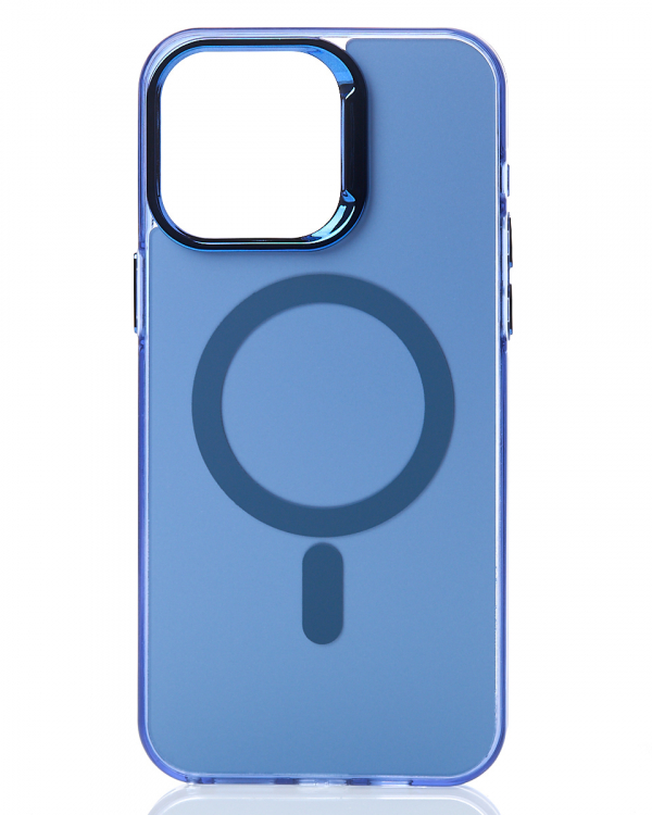 Полиуритановый чехол MagSafe "IMD Colors" для iPhone 11 Pro синий