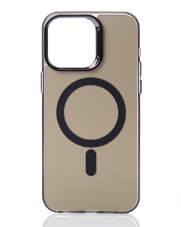 Полиуритановый чехол IMD Colors с поддержкой MagSafe для iPhone 11 черный