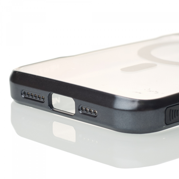 Пластиковый чехол MagSafe NEWZONE для iPhone 13 Pro Max черный