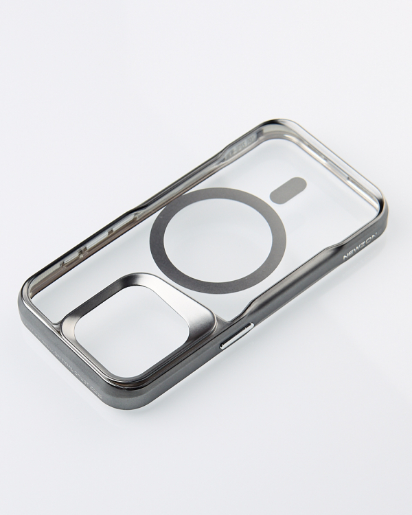 Пластиковый чехол MagSafe NEWZONE для iPhone 14 Pro Max серый