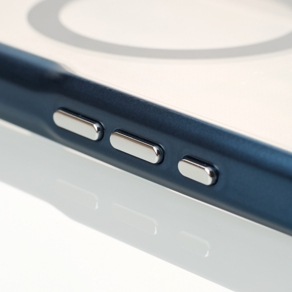 Пластиковый чехол MagSafe NEWZONE для iPhone 15 Pro Max синий