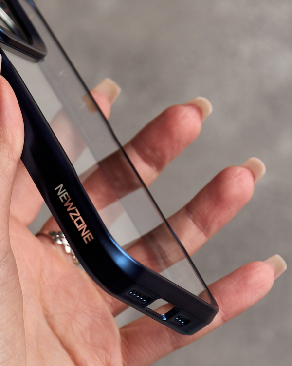 Пластиковый чехол NEWZONE для iPhone 13 Pro Max синий