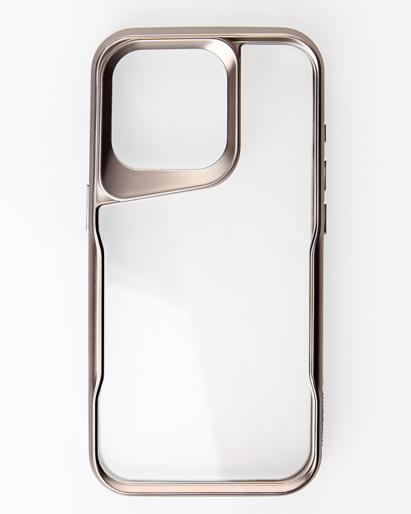 Пластиковый чехол NEWZONE для iPhone 13 Pro Max золотой