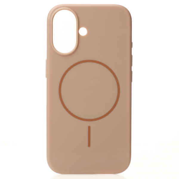 Поликарбонатный чехол Beats Case with MagSafe для iPhone 16 Plus desert titanium
