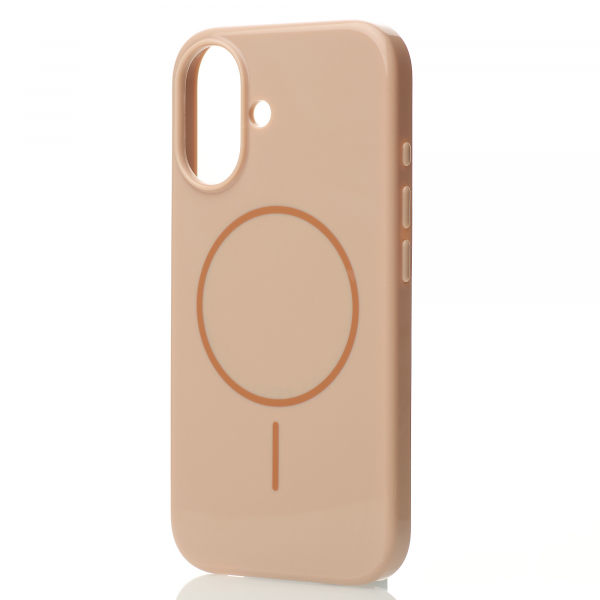 Поликарбонатный чехол Beats Case with MagSafe для iPhone 16 Plus desert titanium
