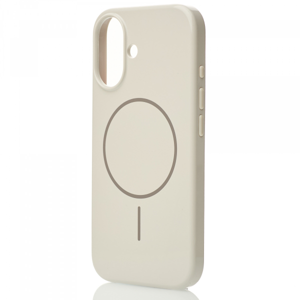 Поликарбонатный чехол Beats Case with MagSafe для iPhone 16 Plus natural titanium
