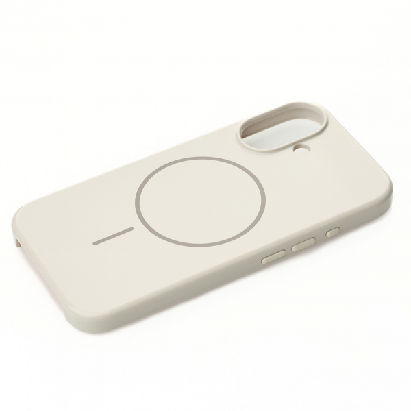 Поликарбонатный чехол Beats Case with MagSafe для iPhone 16 Plus natural titanium