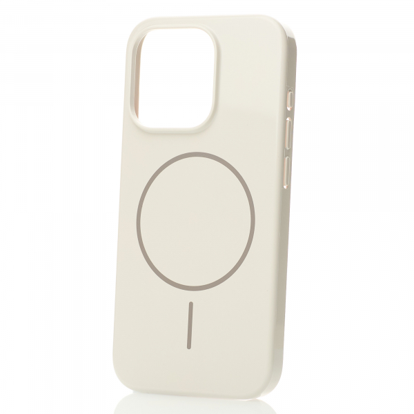 Поликарбонатный чехол Beats Case with MagSafe для iPhone 15 Pro natural titanium
