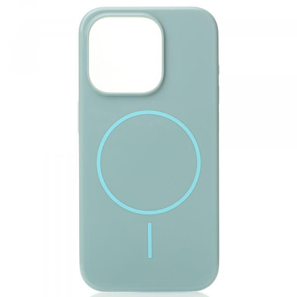 Поликарбонатный чехол Beats Case with MagSafe для iPhone 15 Pro wave blue