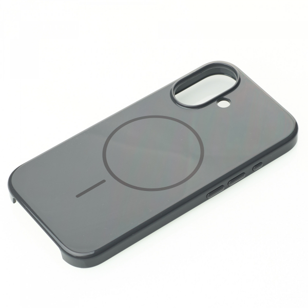 Поликарбонатный чехол Slim Ring с поддержкой MagSafe для iPhone 16 black