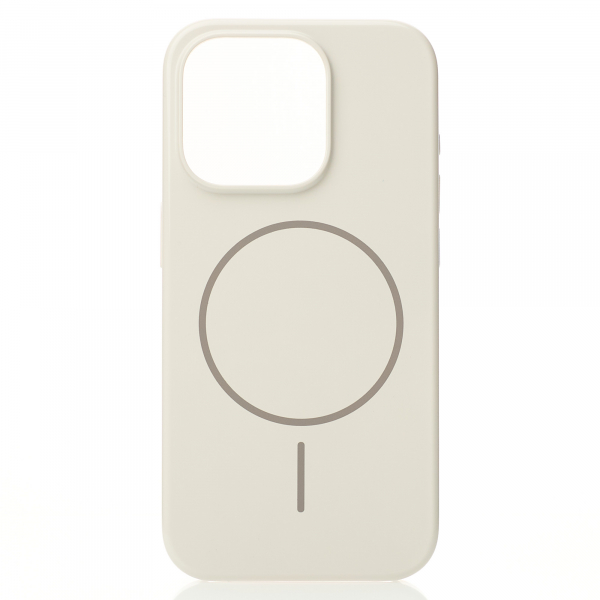 Поликарбонатный чехол Slim Ring с поддержкой MagSafe для iPhone 15 Pro Max natural titanium