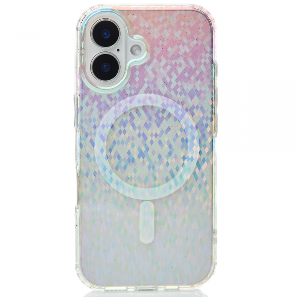Полиуритановый чехол Prism с поддержкой MagSafe для iPhone 16 Plus