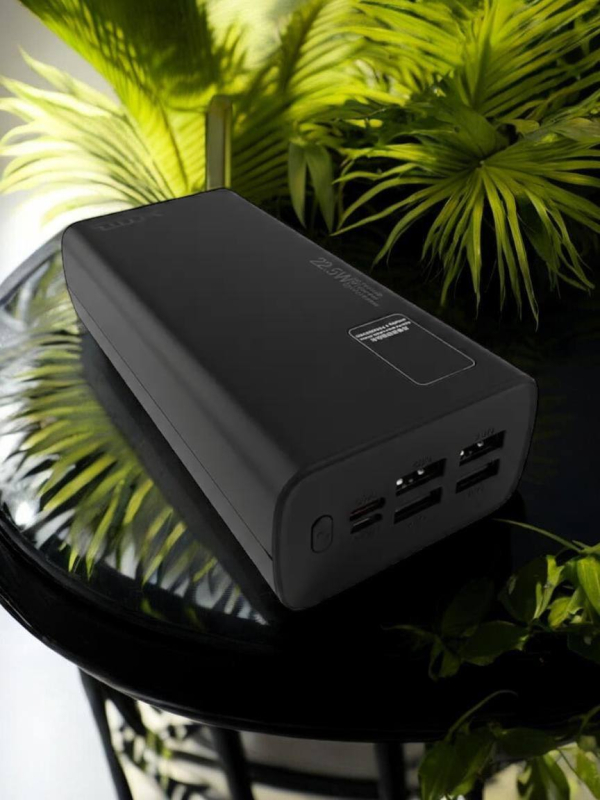 АКБ PowerBank MTL MT-4530 4USB/22,5W/PD/LED дисплей (30000mAh) черный