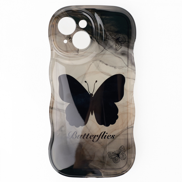 Чехол BUTTERFLY для iPhone 13 черный