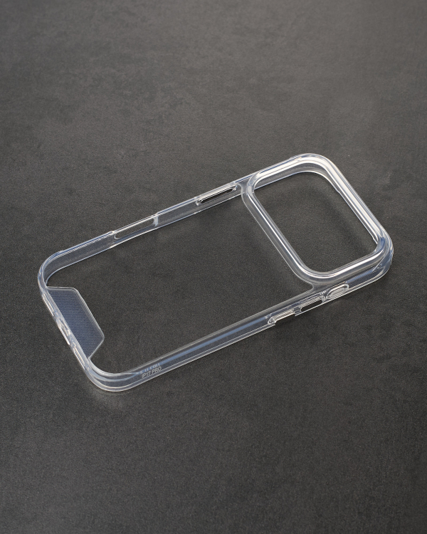 Силиконовый чехол Space Case (1st Gen) для iPhone 17 Pro Max прозрачный