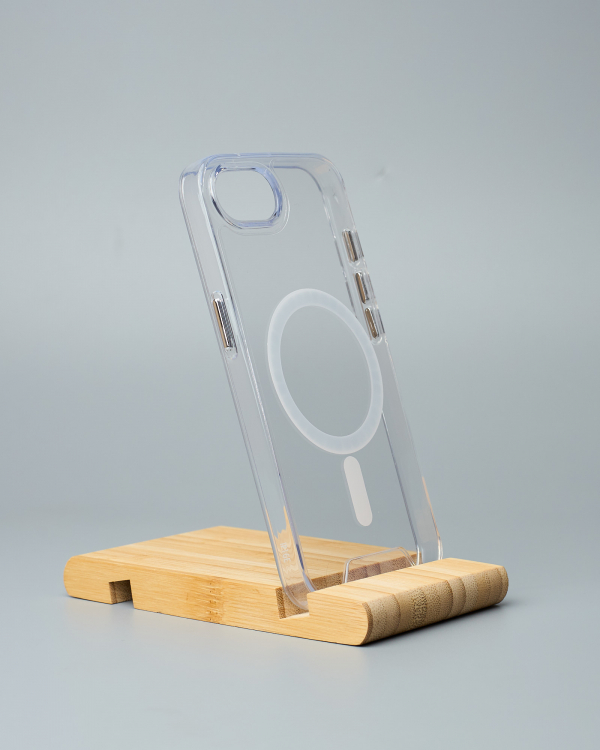 Чехол MagSafe SPACE CASE для iPhone 16E прозрачный