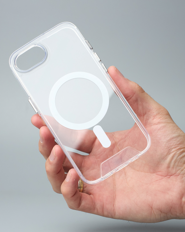 Чехол MagSafe SPACE CASE для iPhone 16E прозрачный