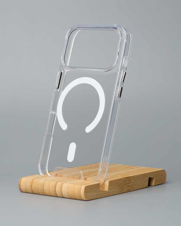 Чехол SPACE CASE с поддержкой MagSafe для iPhone 17 Pro прозрачный