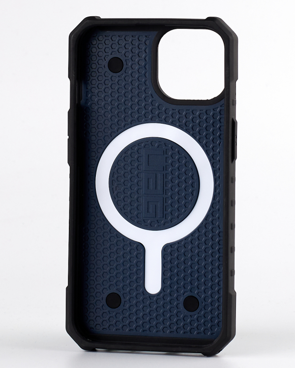 Противоударный чехол UAG с поддержкой MagSafe для IPhone 14 midnight blue