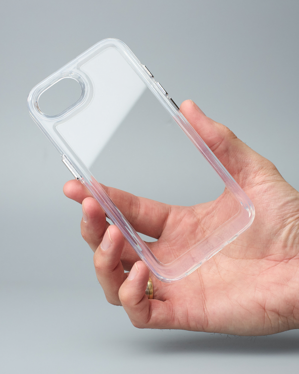 Чехол Space Case (2nd Gen) для iPhone 16E прозрачный