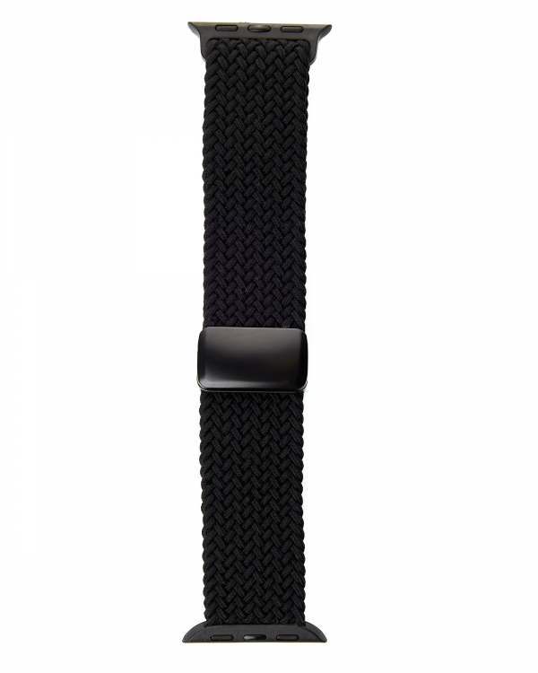 Ремешок для Apple Watch "Nylon Braided Magnetic" 42/44/45/46/49 мм black